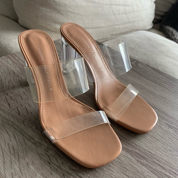 zara clear shoes